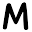 m